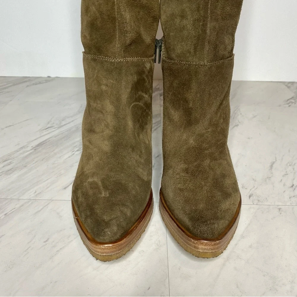 Free People Banks Slouch Suede Over the Knee Boot 6 1/2